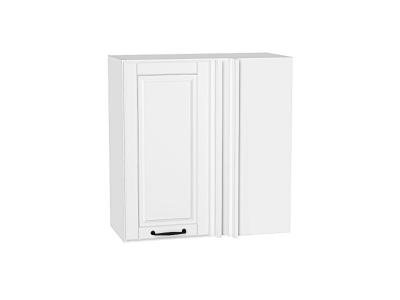 716*700* Шкаф верхний прямой угловой Дублин Special White