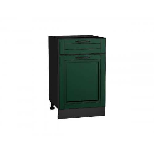 816*500* Шкаф нижний с 1-ой дверцей и ящиком Дублин Special Green