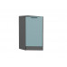 816*296*552 Шкаф нижний торцевой Флэт Grey-green In 2S Graphite
