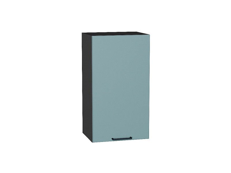 716*400* Шкаф верхний с 1-ой дверцей Флэт Grey-green In 2S Graphite