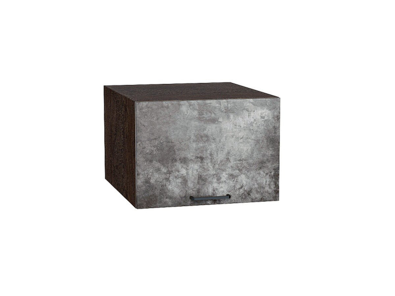 358*500* Шкаф верхний горизонтальный глубокий Флэт Temple Stone 2S Graphite