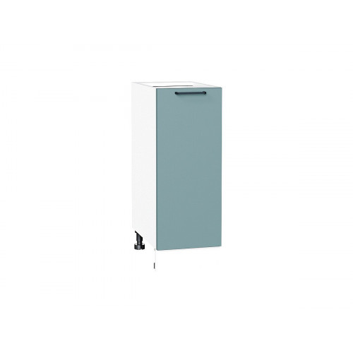 816*300* Шкаф нижний с 1-ой дверцей Флэт Grey-green In 2S Белый