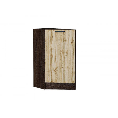 816*296*552 Шкаф нижний торцевой Флэт Wotan Oak 2S Graphite