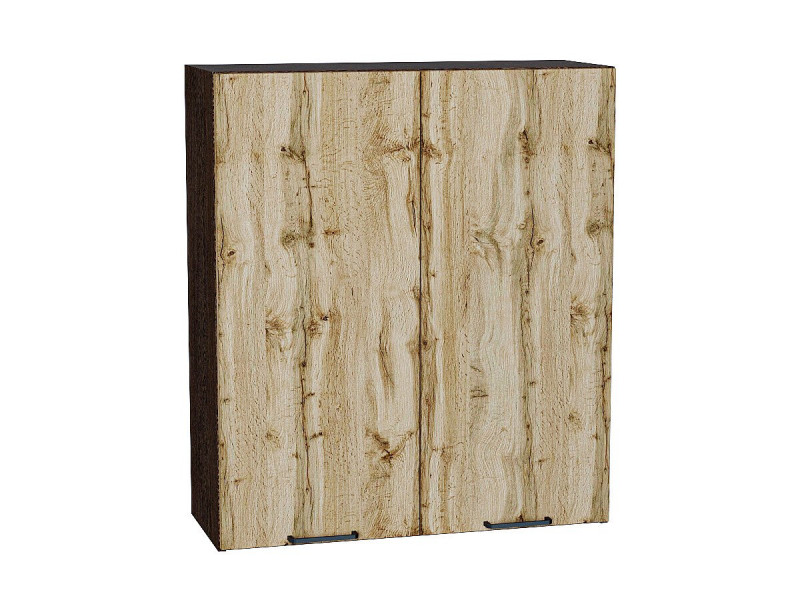 920*800* Шкаф верхний с 2-мя дверцами Флэт Wotan Oak 2S Graphite