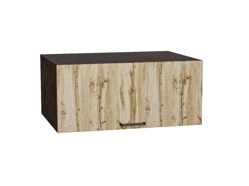 358*800* Шкаф верхний горизонтальный глубокий Флэт Wotan Oak 2S Graphite