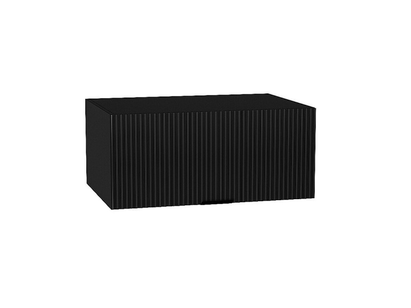 358*800* Шкаф верхний горизонтальный глубокий Евро Лайн Антрацит Graphite