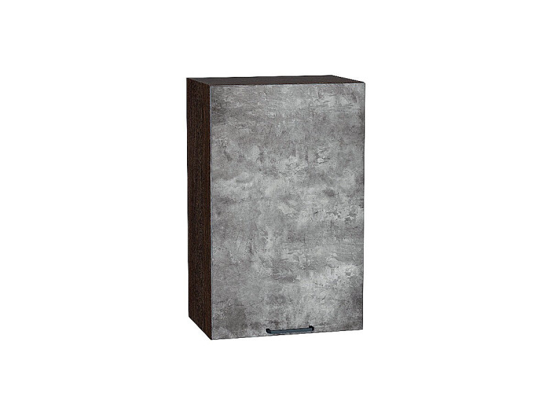 716*450* Шкаф верхний с 1-ой дверцей Флэт Temple Stone 2S Graphite