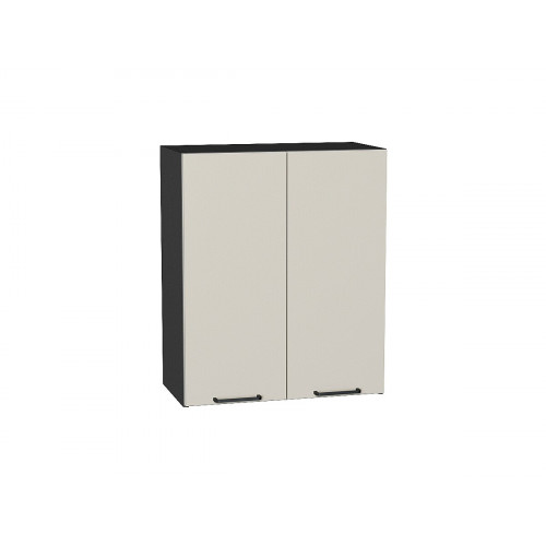 716*600* Шкаф верхний с 2-мя дверцами Флэт Cashmere In 2S Graphite