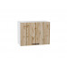 460*600* Шкаф верхний горизонтальный Флэт Wotan Oak 2S Белый
