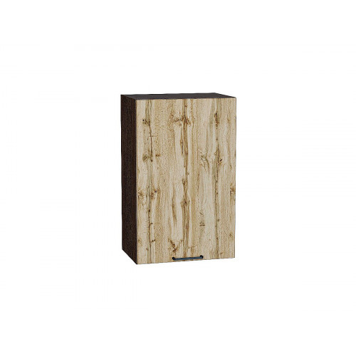 716*450* Шкаф верхний с 1-ой дверцей Флэт Wotan Oak 2S Graphite